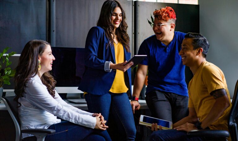 Groupe de jeune professionnel